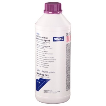 Антифриз (концентрат) 1,5л - G12++ (фиолетовый), соответствует VW TL 774-G, MB 325.5/325.6, MAN 324 Si-OAT, Deutz DQC CC-14, Scania TB 1451, JIS K 2234