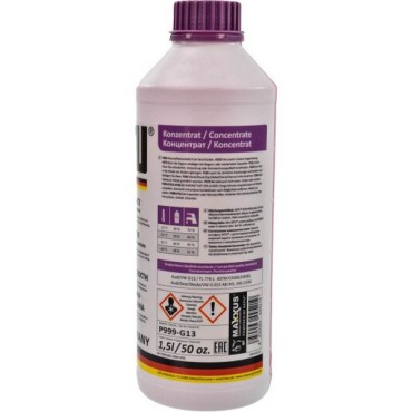 Антифриз (концентрат) 1,5л - фиолетовый, G13, VW TL 774-J, ASTM D3306/D4985, SAE J1034, Audi/Seat/Skoda/VW G 013 A8J M1