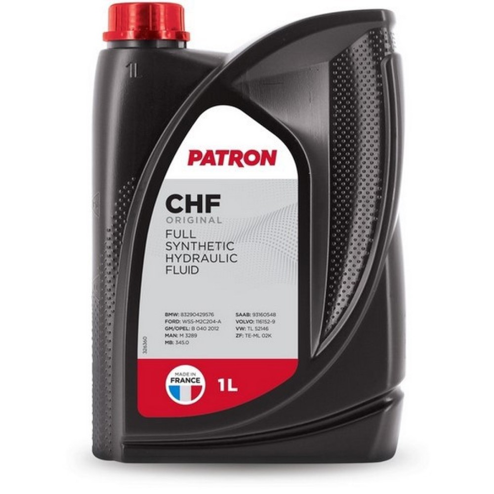 Жидкость гидравлическая 1л - 83290429576, WSS-M2C204-A, B0402012/1940766, M3289, MB 345.0, SAAB 9-3/9-5 power steering/93160548, VOLVO 1161529, G004000M2/TL52146, ZF TE-ML02K