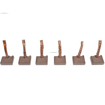 Комплект щеток стартера/генератора 14.5X18X.5 AS-PL: S0291, S0308, S0480, BOSCH: 0001139001, 0001139002, 0001139003 FORD TRANSIT VII 2.2 TDCI 2011- 2198CCM CR.. CY.. DR.. US.. START/ST