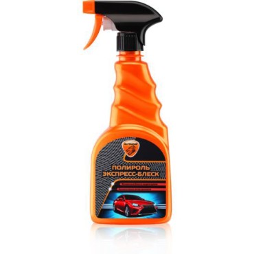 Полироль 500мл - для кузова, быстро располировывается и придаёт лакокрасочному покрытию авто стойкий бриллиантовый блеск, триггер-спрей