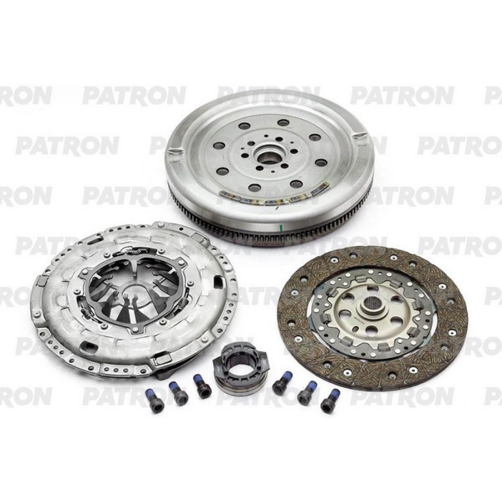 К-кт сцепления с двухмассовым маховиком (4P-DMF) AUDI A3 1.9 TDI 03-, VW: Golf V, Passat, Touran 1.9 TDI 03-, SKODA Octavia, Superb 1.9 TDI 04-