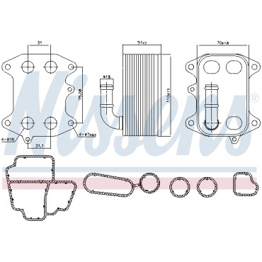 Радиатор масляный AUDI A6 C7 (2011) A6 2.0 TDI
