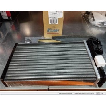 НЕКОНДИЦИЯ - Радиатор отопителя (БЕЗ ПАТРУБКОВ) RENAULT: LAGUNA I (B56_/556_) 1.6-3.0i/D/DT/DTi/DCi/V6/16V/24V 93-01, LAGUNA I GRANDTOUR (K56_) 1.6-3.0i 95-01 (версия VALEO)