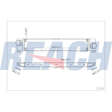 Интеркулер FIAT DUCATO(250) 2.0 JTD D 2006-