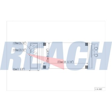 Радиатор отопителя AUDI 100 C4 (1991) 100 2.6 1991-